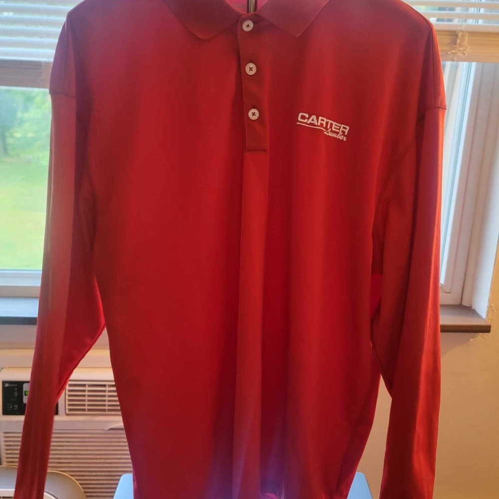 Nike Golf Red Dri-FIT Polo Shirt